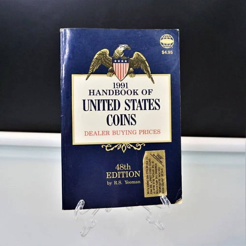 1991 Handbook Of United States Coins by R. S. Yeoman 48th Edition Paperback Book